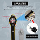 𝗝𝗮𝗰𝗸 𝗪𝗿𝗲𝗻𝗰𝗵, Auto Labor-Saving Car Jack Ratchet Wrench for Scissor Jack Metal Scissor Jack Wrench Garage Tire Wheel Lug Wrench Lift Speed Handle Tool Fit for Small Cars SUVs and Vans