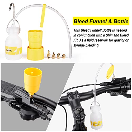 Brake Bleed Kit for Shimano - Mountain Hydraulic Disc Brake Bleeding Kit Tool with 60ml Mineral Oil Brake Fluid (Style:A)