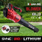 Baumr-AG 20V Cordless Leaf Blower 20V 2.0Ah Lithium-ion Battery w/Charger Kit with 5-Speed Blowing Capacity and Lightweight One-Hand Operation, BL3