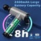 Muscle Massage Gun Deep Tissue for Athletes, Percussion Massagers for Neck Back, Shoulder Body Pain Relief, 30 Speeds Quiet Handheld Massager, LCD Touch Screen with 10 Heads
