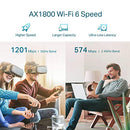 TP-Link AX1800 Wi-Fi Range Extender - Internet Booster, Wi-Fi 6, Dual Band up to 1.8Gbps Speed, AP Mode w/Gigabit Port, APP Setup, OneMesh Compatible (RE605X) AU Version