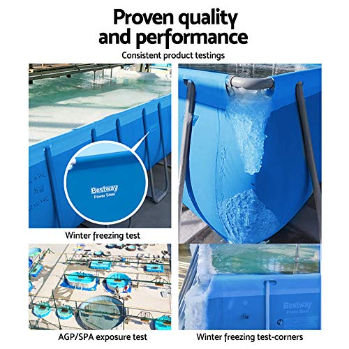 Bestway Family Swimming Pool Steel Frame Above Ground Pools 3 X 2 X 0.66M