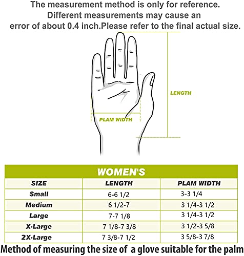 wosofe Golf Glove Women Pair Cool Leather Both Hand Summer Floral Colorful Breathable XL Sport Gloves