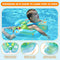 [New Upgraded] Swimbobo Baby Swimming Float Kids Inflatable Swim Ring with Safety Support Bottom Swimming Pool Accessories for 3-36 Months (Blue, L)