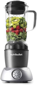 NutriBullet NB-28200-1008DG Compact Blender and Nutrient Extractor in One, Spanish Recipe, 2 Speed Levels, Pulse Function, Extraction Function, Stainless Steel, Dark Grey