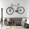 Bike Wall Mount Bike Hanger Foldable Bicycle Storage Horizontal Bike Rack Bike Hook for Garage Indoor Shed with Screws