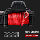 12V Winch 14500lb/6590kg Electric Winch 4wd Portable Waterproof 24m Synthetic Rope Winch Wireless Remote 4x4 Car Accessories for Automotive SUV