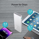 20000mAh Power Bank, ROMOSS Sense 6 Plus USB C Portable Charger with PD 18W QC 3.0 3 Inputs & 3 Outputs Battery Pack Compatible with iPhone14/13/12, iPad, Samsung Galaxy S22/S21 and More