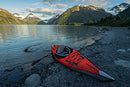 Advanced Elements AdvancedFrame Inflatable Kayak - AE1012-R-P Recreational Kayak with Bag and Pump - Red/Gray - 10.5 Ft.