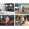 Artiss Bar Stools Stool Set of 2 Kitchen Counter Barstools Dining Chair Chairs Vintage Industrial Style Natural in 65cm Seat Height Floor for Home Bar Dining Room Cafe Outdoor Indoor