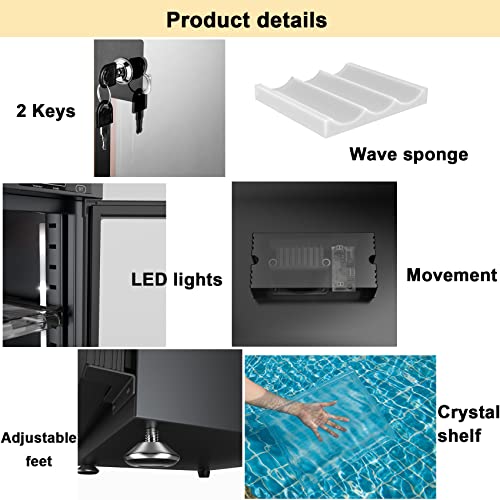 AUTENS 80L Dehumidifying Dry Cabinet Box, Digital Control Noiseless and Energy Saving, 2 Layers for DSLR SLR Camera Lens and Electronic Equipment Storage,Temperature Humidity LED Dual Screen