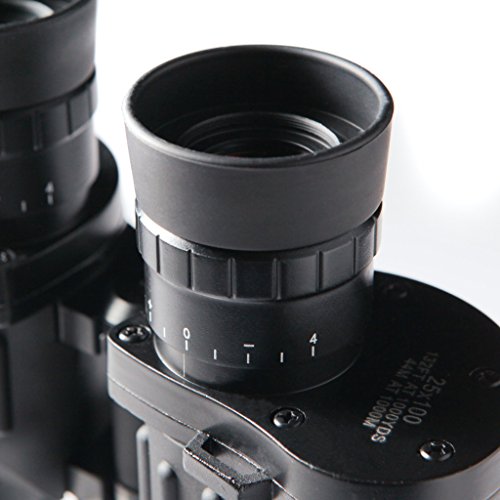 Zhumell 25x100 Tachyon Astronomy Binoculars with Case, Black