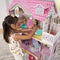 KidKraft Annabelle Wooden Dolls House with Furniture and Accessories Included, 3 Storey Play Set with Lift and Balcony for 30 cm /12 inch Dolls, Kids' Toys, 65079