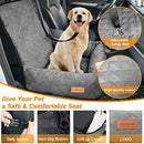 Sephyroth Dog Car Seat for Small/Medium Dogs Under 40LBS,Dog Car Bed Washable Pet Travel Safety Car Seat,Super Soft Safe Removable Pet Booster Seat,Fits for All Cars