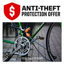 Kryptonite Keeper Integrated Chain Bicycle Lock, Black, 32-Inch