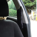 2-Pack Soft Faux Sheepskin Car Black Seat Belt Cover Pad,Car Safety Seat Belt Strap Shoulder Pad for Adults and Children,Suitable for Car Seat Belt,Backpack,Shoulder Bag
