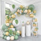 Olive Green Balloon Garland Arch Kit, 152Pcs DIY Party Decorations Balloons Set,White Chorme Gold Balloons Set Party Supplies for Baby Shower Wedding Birthday Anniversary Party