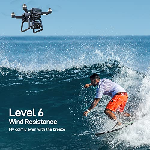 Bwine F7GB2 Drones with Camera for Adults 4K with FAA Completed, 9800FT Transmission Range, 3-Axis Gimbal, 2 Batteries 50 Min Flight Time, GPS Auto Return, Follow Me, Waypoints,Level 6 Wind Resistance