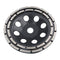 NUZAMAS 5" Double-Row Diamond-Cup Grinding-Wheel 125mm Discs for for Concrete and Paint, Epoxy, Mastic, Coating Removal