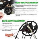 20-55lbs Compound Bow Arrow Set Archery Bow Kit Hunting Target Shooting Right Hand 6 Arrows 310fps Adjustable for Masters Beginner,Outdoor Fishing,Camo