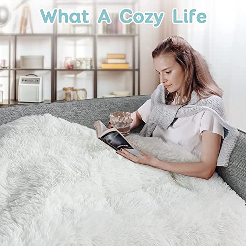 BUZIO Weighted Blanket Twin Size 15 LBS 48x72 inches, Cozy Sherpa Weighted  Blanket for Sofa Couch Bed, Ultra Soft Fluffy Sherpa Flannel Bed Blanket,  Twin Size Heavy Blanket for Adults, Grey 