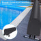 Woanger Heavy Duty Pool Solar Blanket Reel Cover Waterproof UV Resistant Inground Swimming Pool Solar Blanket Reel Roller Cover Swimming Pool Solar Reel Cover for Inground Pool (24 Ft), black