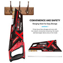 HAUTMEC 14 in. X-Sharp Hand Saw, 12 TPI Woodworking Handsaw, Soft-Grip Sharp SharpTooth for Cutting and Sawing Trees, Plastic Pipes, Drywall HT0295