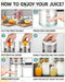 Lemon Squeezer Electric Orange Squeezer Portable USB Charging Juicer for Orange, Lemon, Citrus Fruits
