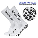 Staright Outdoor Sports Running Socks Compression Stretch Socks Athletic Football Soccer Socks Anti Slip Socks with Grips
