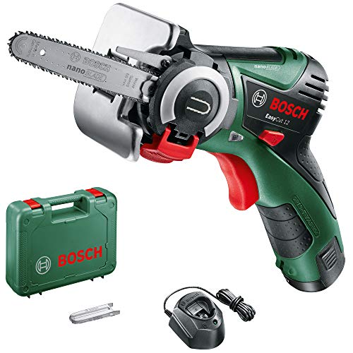 Bosch Home & Garden 12V Cordless NanoBlade Saw, Pruning & DIY Cuts, Vibrationless, Includes 2.5Ah Battery, Charger & Case (EasyCut 12)