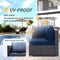 FINCATI 14Pack Patio Cushion Covers Replacement,Outdoor Patio Sectional Cushion Covers,27x27 inch Outdoor Sofa Replacement Cushions Covers for Furniture Seat Chair Pillow,Only Cover Navy Blue