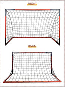 Soccer Goal-KAIHAOWIN Steel Frame Soccer Net with All Weather Net for Kids/Adult-Quick Assembly and Durable Sports Training Goals for Backyard Indoor Outdoor-Heavy Duty Matel Soccer Practice-6'x4'