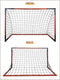 Soccer Goal-KAIHAOWIN Steel Frame Soccer Net with All Weather Net for Kids/Adult-Quick Assembly and Durable Sports Training Goals for Backyard Indoor Outdoor-Heavy Duty Matel Soccer Practice-6'x4'