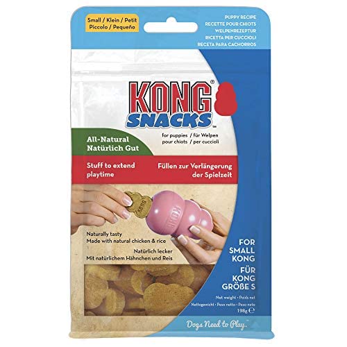 KONG - Snacks - All Natural Dog Treats (Best Used with KONG Puppy Rubber Toys) - Puppy Biscuits - for Small Dogs