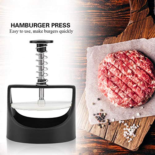 Burger Press Patty Maker, Spring Loaded Burger Press, Stainless Steel Hamburger Patty Maker Press Burger Meat, Hamburger Making Tools