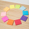 ZCZN 6 Bright Colour Sticky Notes, 76 x 76 mm, 100 Sheets/Pad, Sticky Issue is Improved, 12 Pads