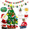 HOTOOLME 4FT Felt Christmas Tree for Kids with Lights 45PCS DIY Felt Christmas Tree Set with Xmas Banner, Hanging Ornaments and Gift Bag for New Year Handmade Xmas Door Wall Hanging Decorations
