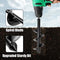 4" x 12" Easy Planter Garden Auger - Seedlings & Bedding Plant, Umbrella Hole Digger Ice Hole Digger Solid Shaft Auger,Plant Flower Bulb Auger Post Hole Digger for 3/8” Hex Drive Drill