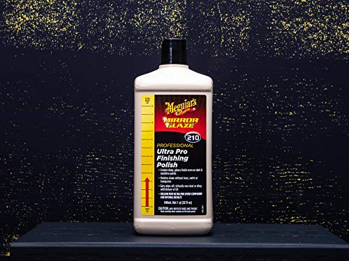 Meguiar's Professional Ultra Pro Finishing Polish M21032 - Achieve a Mirror-Like Finish on Your Car - Remove Swirls and Holograms While Increasing Gloss and Shine, 32 Oz