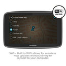 TomTom Car Sat Nav GO 620, 6 Inch with Handsfree Calling, Siri, Google Now, Updates via WiFi, Lifetime Traffic via Smartphone and World Maps, Smartphone Messages, Capacitive Screen, Black