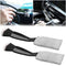 Jerbor 2Pack Double Head Brush for Car Clean,2 in 1 Duster Detailing Interior,Car Air Vents Dashboard Screen Clean Black