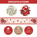 8 Pcs Buffalo Plaid Gnome Seasonal Table Runners, Holiday Table Runners for All Seasons, Seasonal Holiday Kitchen Dining Table Decoration for Indoor Outdoor Home Party Decor 13 x 72 Inch