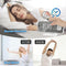 Projection Digital Alarm Clock for Bedroom, Beedove FM Radio Alarm Clock, Dual Alarm Clock with 3 Dimmer,Snooze,Timer,180°Rotatable Ceiling Projection Alarm Clock for Home Decor, Desk, Office, White