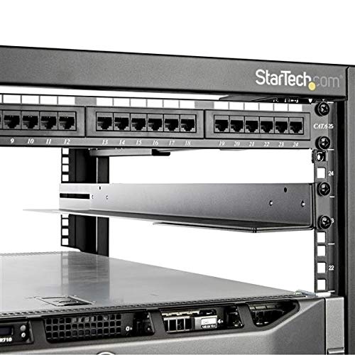 StarTech.com 1U Server Rack Rails with Adjustable Mounting Depth - 4 Post - EIA/ECA-310 Compliant - Supports up to 200lbs (UNIRAILS1UB)