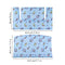 LLHQAMT for Stokke High Chair Cushion, Soft and Comfortable for Tripp Trapp High Chair Cushion, for Tripp Trapp Cushion Set Makes It Safer and More Comfortable for Baby to Sit On (Blue Space Pattern)