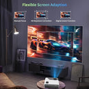 4K Projector WiFi Bluetooth, Portable Smart Projector with Android TV, Native 1080P Home Projector for iPad iPhone Android Laptop PC PS4 DVD Outdoor Movies Gaming