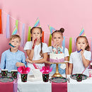 Yingzhao 180 Pcs Neon Birthday Party Paper Plates and Napkins Cups Supplies Disposable Glow Tableware Decorations Utensils Included for Glow in the Dark Party Decorations, Serve 30 Guests