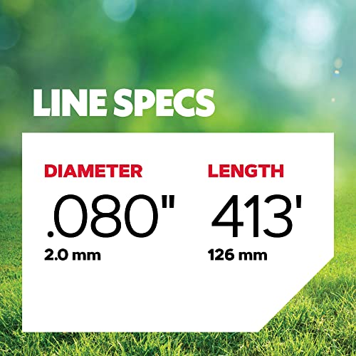 Oregon Gatorline 1-Pound Round String Trimmer Line, 080-inches x 413-feet – Fits Most Trimmer Types (21-380), Green