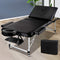 Zenses Massage Table 80cm Portable 3 Fold Aluminium Beauty Bed Black