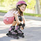 ITurnGlow Kids and Adults Adjustable Inline Skates with Full Light Up Wheels, Safe and Smooth Beginner Rollerblades for Girls and Boys, Men and Women